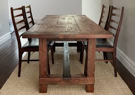 Rustic dining tables can completely transform a room by adding functionality, character and texture through natural wood. 40 Diy Farmhouse Table Plans Ideas For Your Dining Room Free