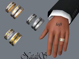 Natalis Couple Carved Wedding Ring Am Em Left Sims 4 Wedding Dress Sims Carved Wedding Ring