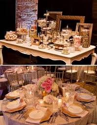 Montreal Wedding Planner An English Rose Gold Wedding Decorations Wedding Candy Table Vintage Candy Bars