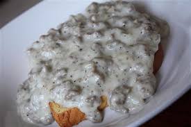Hamburger Gravy With Mashed Pototoes Recipe Cafeteria Food Recipes Creamed Beef