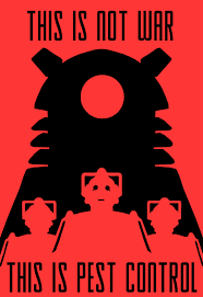 Even though this had centaurs, giant robots, evil scientists and giant insects, i was bored. S X Dalek Pest Control Doctor Who X Posted From R Bleachart Bleachshirts