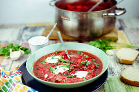 My son will eat ukrainian vareniki and borscht , my siberian grandmother's pelmeni (siberian unleavened dumplings), my aunt tamara's armenian and azerbaijani dishes, my great grandmother's bessarabian flatbreads brimming with salty cottage cheese and a ridiculous amount of herbs. Russian Soup Borsch