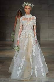 We've selected our absolute favorites to inspire you. Lace Mock Neck Wedding Dress C3be2d