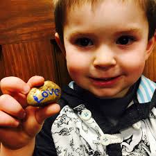 What is the significance of finding a rock at Susquehanna Children's Center?