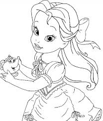 Free beauty and the beast coloring pages. Get This Belle Coloring Pages Printable 41740