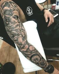 Amazing Artist Dode Pras Dodepras Tattoo Awesome Poseidon Dove Clock Compass Ro Comme In 2020 Best Sleeve Tattoos Mens Sleeve Tattoo Designs Sleeve Tattoos
