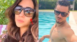 Anthony Aranda y Melissa Paredes fueron juntos a una piscina?