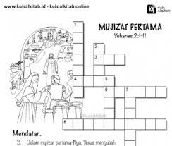 Maybe you would like to learn more about one of these? Teka Teki Silang Alkitab Mujizat Pertama Kuis Alkitab