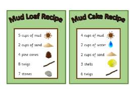 Editable recipe cards | these recipe cards are so cute and they let you type in your favorite recipes so you always have them. Big Set Of Mud Kitchen Recipe Cards Make Your Own Recipe Eyfs K Pre K Maths