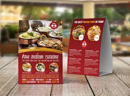Indian Restaurant Table Tent Template By Owpictures On Dribbble In 2020 Restaurant Tables Table Tents Menu Template