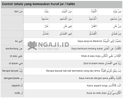 Laras mengatakan bahwa dia akan main kerumahku nanti sore. 2 Ciri Ciri Dan Tanda Isim Dalam Bahasa Arab Ngaji Id