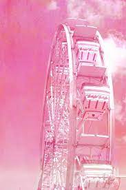 What kind of paper is a ferris wheel made of? Carnival Prints Nursery Prints Pink Baby Girl Carnival Etsy Pink Aesthetic Pink Walls Pastel Pink Aesthetic