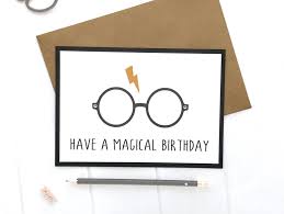 Excited To Share This Item From My Etsy Shop Harry Potter Harry Potter Card Harry Potter Birt Biglietti Di Buon Compleanno Regali Fai Da Te Buon Compleanno