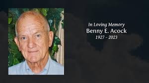 Benny E. Acock Obituary