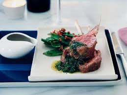 Oven Roasted Lamb Chops With Mint Chimichurri Recipe Recipe Lamb Dishes Roasted Lamb Chops Lamb Chops