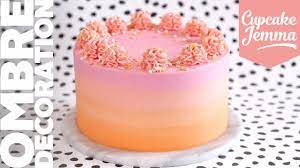 Ombre Buttercream It S Easier Than It Looks The Cupcake Jemma Channel Youtube Cupcake Jemma Ombre Cake Decorating Ombre Cake Frosting
