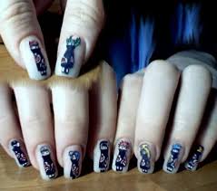 Naruto Akatsuki Nail Art Naruto Nails Anime Nails Nails