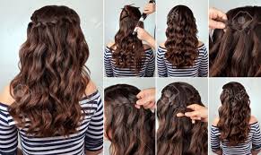Home / abendfrisuren lange haare / abendfrisuren lange haare offen / abendfrisuren lange haare selber machen / halboffen abendfrisuren lange haare / abendfrisuren. Frisur Ascade Zopf Auf Dem Lockigen Haar Tutorial Frisur Fur Lange Haare Sea Stil Lizenzfreie Fotos Bilder Und Stock Fotografie Image 58145291