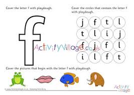 These alphabet play dough mats have provided endless hours of fun around here. Alphabet Playdough Mat F