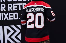 • • • the reverse retro (rr) program will feature every team wearing that particular uniform, and about half the teams have already done so — it would be more, but covid/postponements have impacted several teams (i am assuming the teams will wear the uniforms during their rescheduled. Chicago Blackhawks Reverse Retro Jersey Shows Team Logo Needs Change