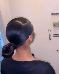 Lsleekstyles On Instagram Side Swoop Twist Bun Hair Ponytail Styles Slick Hairstyles Sleek Ponytail Hairstyles