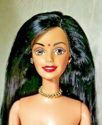 There are 977 barbie black hair for sale on etsy, and they cost $17.08 on average. Nude India Barbie Long Black Hair With Bindi For Ooak Or Play Ebay