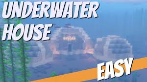 Learn about the animals that live in the sea with this fun and exciting action song. How To Make An Underwater House In Minecraft Minecraft Underwater House Pod Tutorial Avomance 2019 Youtube