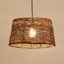 Check spelling or type a new query. Drum Ellipse Dome Pendant Lighting Farmhouse Natural Rattan Single Dining Room Hanging Lamp In Brown Beautifulhalo Com