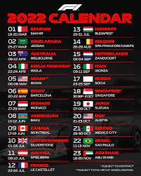 Calendrier F1 2023 Tf1 Formula 1 Reveals Official 2022 Season Schedule With 23 Races
