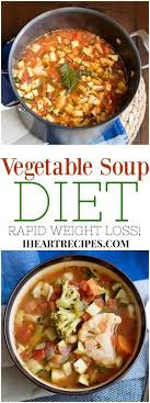 7 Day Vegetable Soup Diet From I Heart Recipes Vegetable Soup Diet Diet Soup Recipes Soup Diet