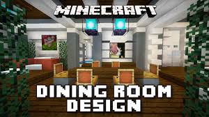 Minecraft Tutorial How To Make Dining Room Furniture Modern House Build E Dining Room Furniture Modern Contemporary Dining Furniture Outdoor Dining Furniture