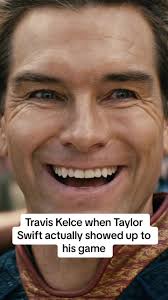 Travis Kelce and Taylor Swift Some Guys Wife Didnt Watch Football