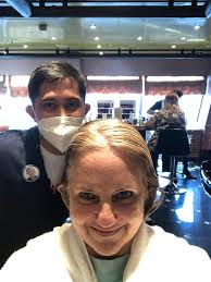 Had my hair cut short