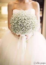 Pin By B Cro On Weddings White Wedding Bouquets Babys Breath Wedding Wedding Bouquets