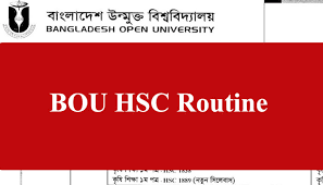 Dakhil assignment 2021 answer 4th 1st 2nd 3rd week 2022 class 10; Bou Hsc Routine 2021 Image Open University