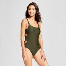 Women S Side Strap One Piece Swimsuit Mossimo Target One Piece Woman Side One Piece Swimsuit
