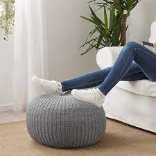 Sandared Grey Pouffe Ikea Как обустроить дом с ikea.