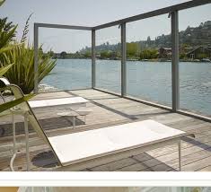 Wooden Deck Transparent Screens Patio Wind Protection Contemporary Patio Patio Outdoor Seating