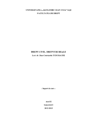 Mai jos poate fi vizualizat un extras din document (aprox. Pdf Universitatea Alexandru Ioan Cuza Iasi Drept Civil Drepturi Reale Augustin Dominte Academia Edu