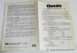 Compra juegos de mesa online en el corte inglés. Instrucciones Del Juego De Mesa Cluedo Borras Acheter Autres Jouets Anciens Dans Todocoleccion 51693480