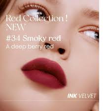 SMOKY RED The (Peripera Ink the Velvet Longwear Lip Tint #034 SMOKY RED fl  oz)