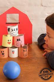 Farm Animal Bowling Game Farm Theme Preschool Farm Preschool Farm Theme Preschool Activities