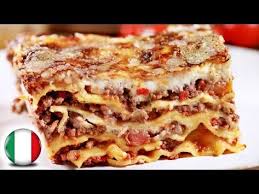 Authentic Italian Lasagna With Bechamel Sauce You Tube Famous Italian Food Italian Recipes Easy Authentic Italian Lasagna