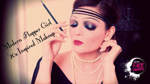 roaring 20s modern flapper makeup