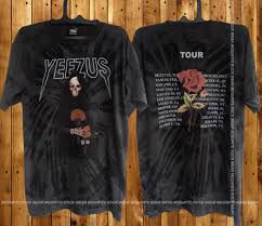 Yeezus Shirt Kanye West Tour T Shirt Yeezus Tour Merchandise Custom Bleached Dye Yeezus Shirt Kanye West Yeezus Shirt Tour T Shirts