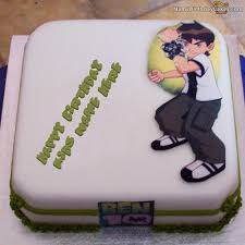 Happy Birthday Wishes For Kid Boy With Name Write Name On Ben10 Birthday Cake For Kids Happy Birthday Wishes Birthday Cake Kids Birthday Cake Writing Kids Cake