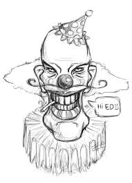 2.97 mb, 2550 x 3300. Sad Clown Drawings Easy Novocom Top