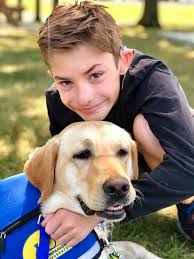 Meet Wink! This is Colt's Canine Companions for Independence dog