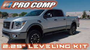 Search grand strand nissan's online nissan dealership and browse our comprehensive selection of new cars, trucks and suvs. Pro Comp 64170 2 25 Leveling Kit Installed On A 2017 Nissan Titan Xd Youtube
