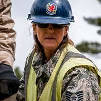 U.S. Army Capt. Thelma McQuarley, left, and Chief Warrant